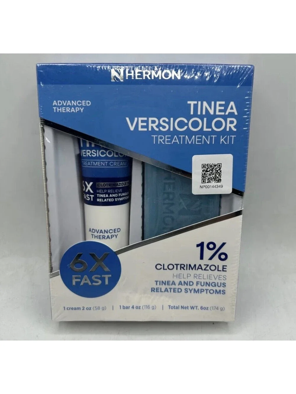 Nhermon Tinea Versicolor Treatment Kit 1% Antifungal Cream Soap
